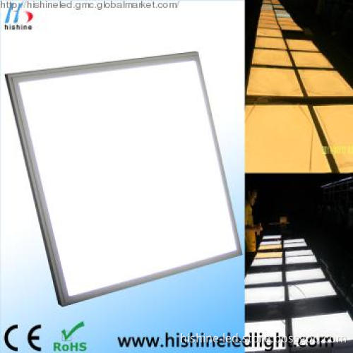 LED ceiling panel light with warm light